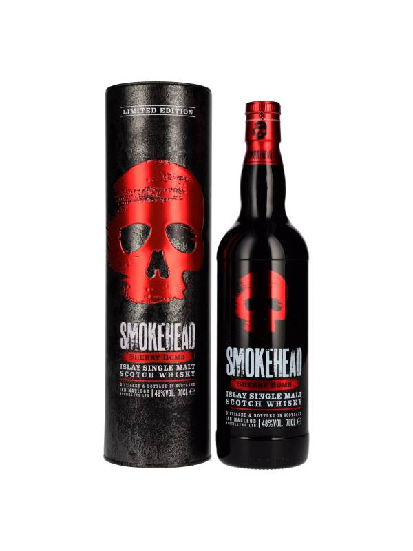 Smokehead SHERRY BOMB Islay Single Malt Scotch Whisky 48% Vol. 0,7l u limenoj poklon kutiji 2380