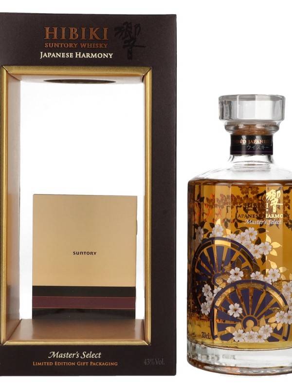 Suntory Hibiki Japanese Harmony MASTER'S SELECT Japanese Blended Whisky 43% Vol. 0,7l u poklon kutiji 2778