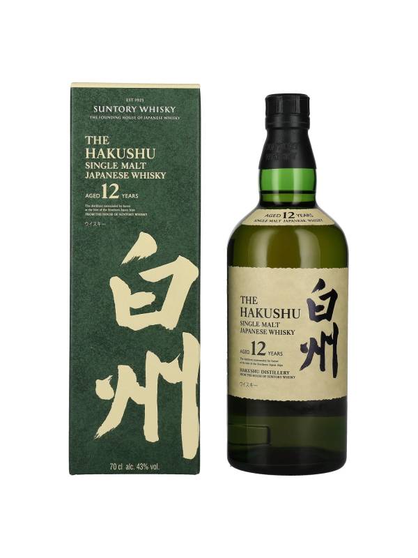 Suntory Hakushu 12 YO Single Malt Japanese Whisky 43% 0,7 l u poklon kutiji 2779