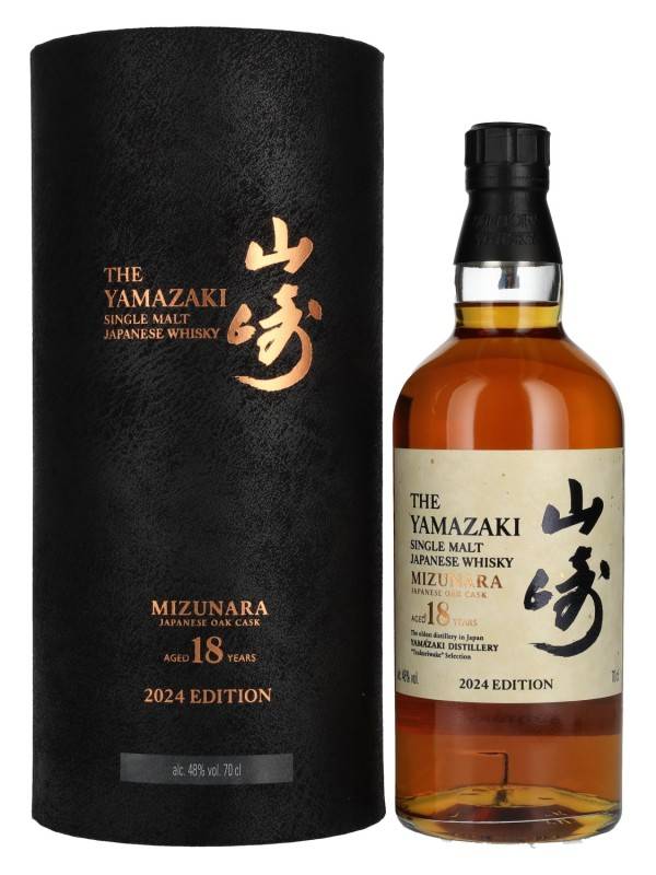 Suntory The Yamazaki 18 YO MIZUNARA Tsukuriwake Selection Japanese Whisky 2024 48% Vol. 0,7l u poklon kutiji 2793