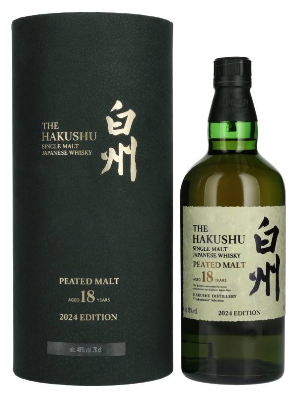 Suntory The Hakushu 18 YO PEATED MALT Tsukuriwake Selection Japanese Whisky 2024 48% Vol. 0,7l u poklon kutiji 2794