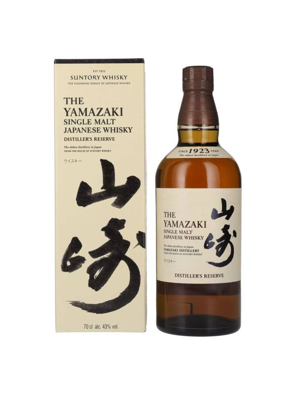 Suntory The Yamazaki DISTILLER'S RESERVE Single Malt Japanese Whisky 43% Vol. 0,7l u poklon kutiji 2784
