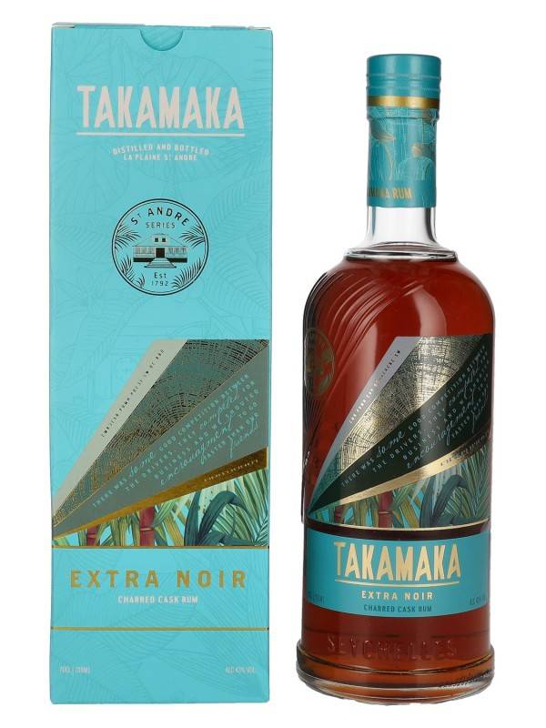 Takamaka EXTRA NOIR Rum 43% Vol. 0,7l u poklon kutiji 2677