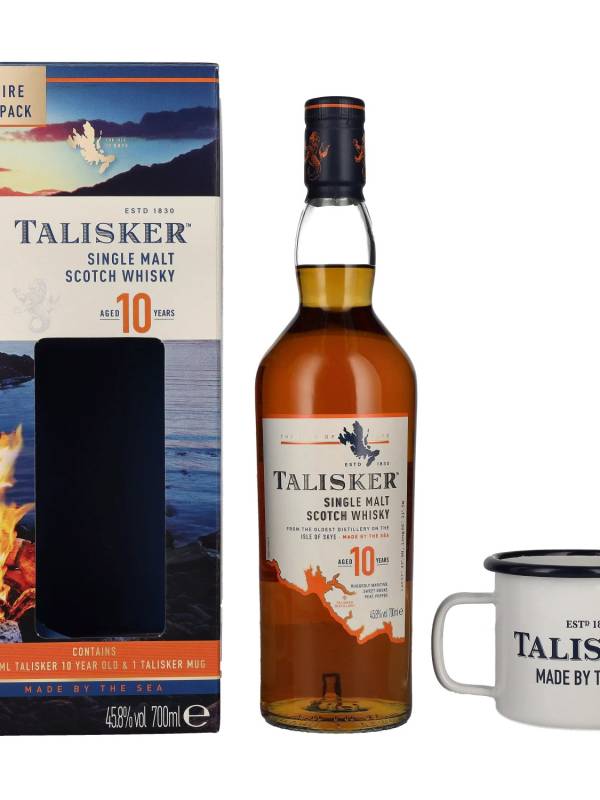 Talisker 10 YO Campfire Escape Pack 45,8% Vol. 0,7l u poklon kutiji sa šalicom 2231