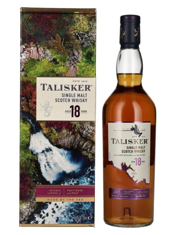 Talisker 18 YO Single Malt Whisky 45,8% Vol. 0,7l u poklon kutiji 2232