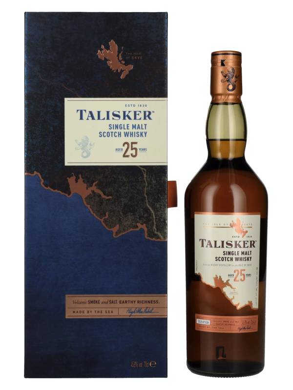 Talisker 25 YO Single Malt Whisky 45,8% Vol. 0,7l u poklon kutiji 2233