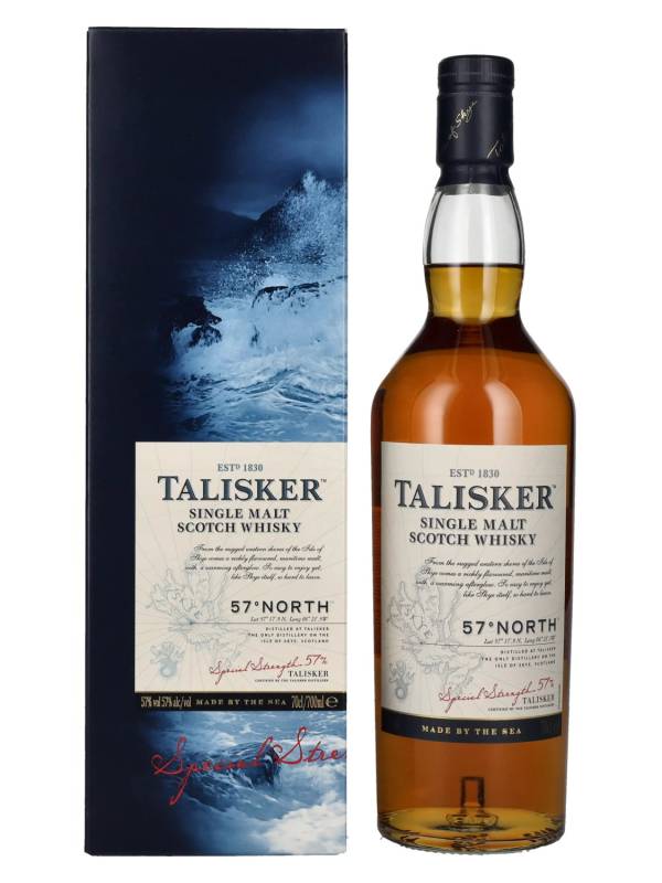 Talisker 57° NORTH Single Malt Scotch Whisky 57% Vol. 0,7l u poklon kutiji 2237