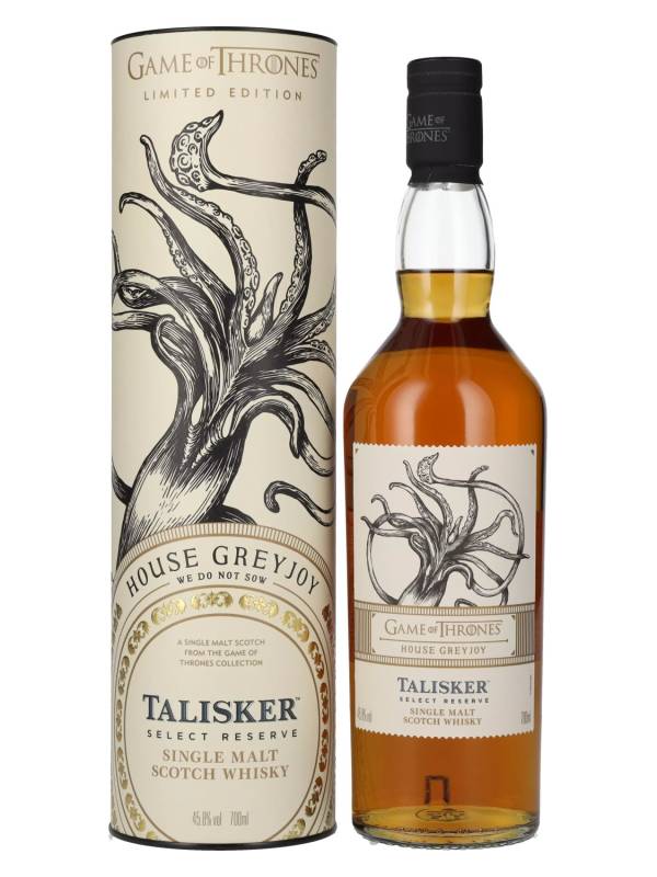 Talisker GAME OF THRONES Select Reserve House Greyjoy Single Malt Collection 45,8% Vol. 0,7l in Giftbox 2240