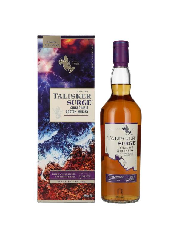 Talisker SURGE Single Malt Scotch Whisky 45,8% Vol. 0,7l u poklon kutiji 2243
