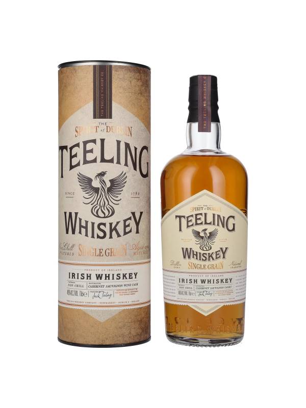 Teeling Whiskey SINGLE GRAIN Irish Whiskey Wine Cask Finish Bio 46% Vol. 0,7l u poklon kutiji 2633