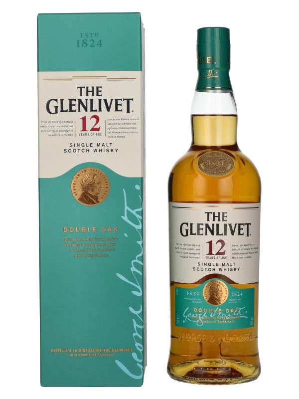 The Glenlivet 12 YO DOUBLE OAK 40% Vol. 0,7l u pokon kutiji 2572