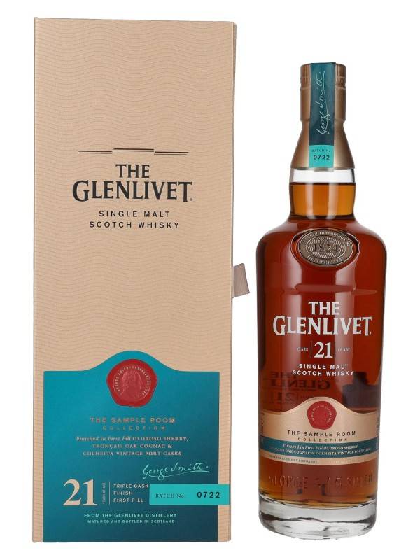 The Glenlivet 21 YO THE SAMPLE ROOM COLLECTION Single Malt Scotch Whisky 43% Vol. 0,7l u poklon kutiji 2577