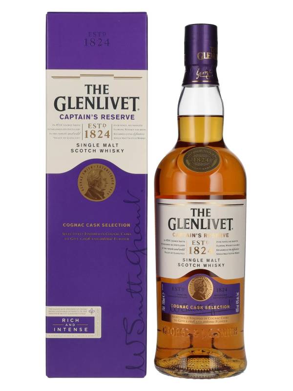 The Glenlivet CAPTAINS RESERVE Single Malt Scotch Whisky 40% Vol. 0,7l u poklon kutiji 2578