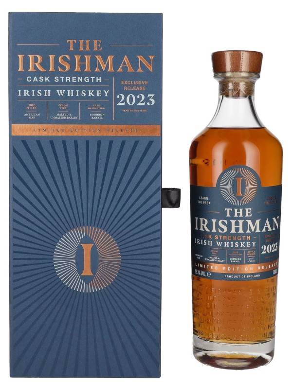 The Irishman CASK STRENGTH Irish Whiskey Exclusive Release 2023 55,3% Vol. 0,7l u poklon kutiji 2595