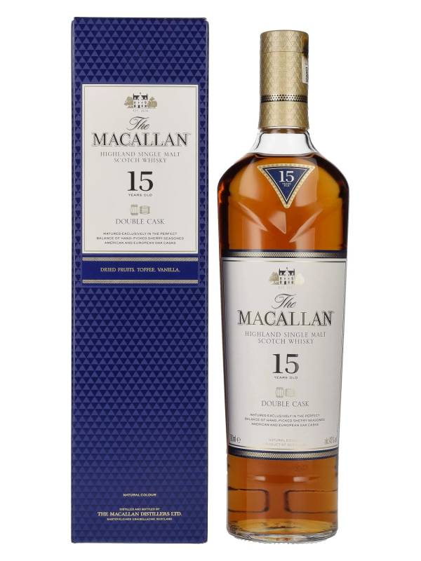 The Macallan 15 YO DOUBLE CASK 43% Vol. 0,7l u poklon kutiji 2342