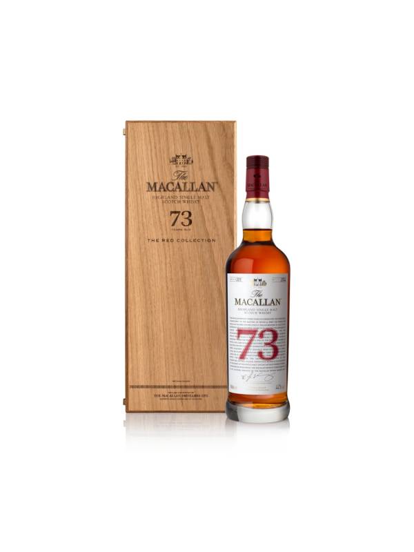 The Macallan 73 YO Red Collection 44,9% Vol. 0,7l u drvenoj poklon kutiji 2449