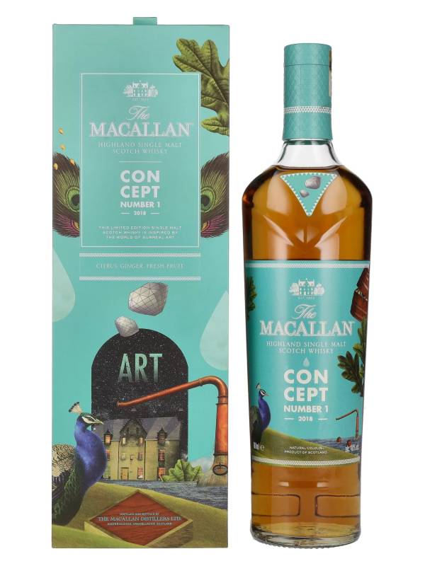 The Macallan CONCEPT N° 1 Limited Edition 2018 40% Vol. 0,7l u poklon kutiji 2348