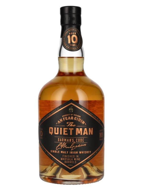 The Quiet Man 10 YO BARMAN'S CODE MARSALA FINISHED Single Malt Irish Whiskey 43% Vol. 0,7l 2741