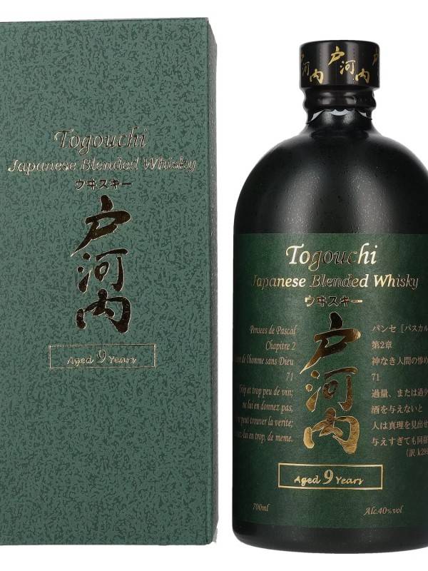 Togouchi 9 YO Japanese Blended Whisky 40% Vol. 0,7l u poklon kutiji 2621