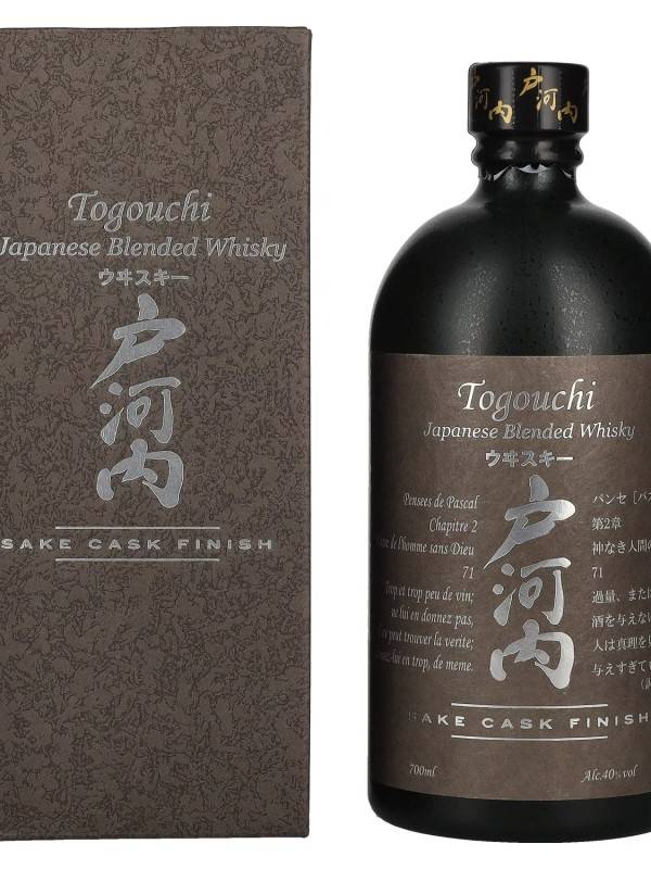 Togouchi Sake Cask Finish Japanese Blended Whisky 40% Vol. 0,7l u poklon kutiji 2623