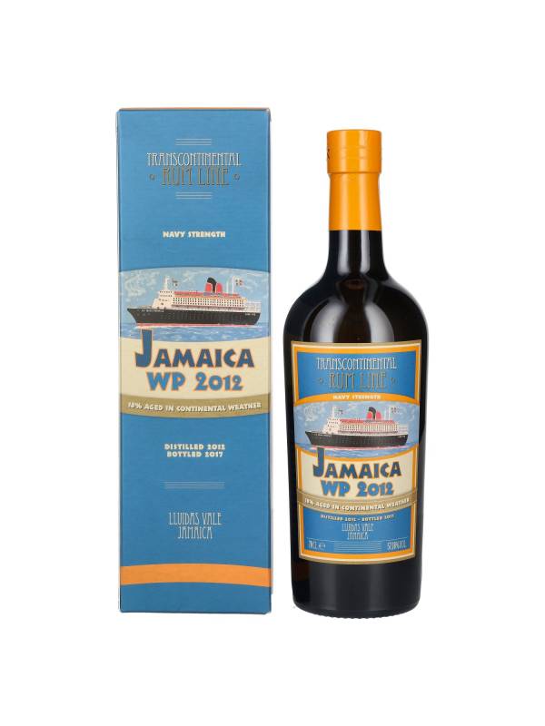 Transcontinental Rum Line JAMAICA WORTHY PARK Navy Strength 2012 57,2% Vol. 0,7l u poklon kutiji 1595