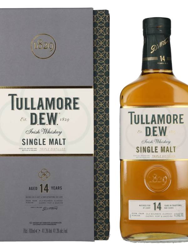 Tullamore D.E.W. 14 YO Single Malt Irish Whiskey 41,3% Vol. 0,7l u poklon kutiji 2388
