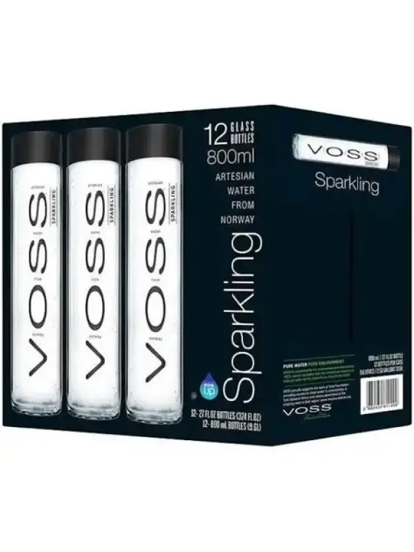 VOSS SPARKLING gazirana mineralna voda 12 x 800 ml 2932