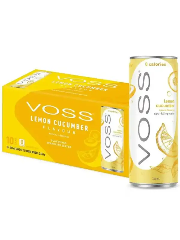 VOSS LEMON CUCUMBER gazirana voda u limenkama 10 x 330 ml 2935