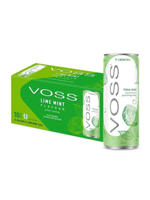 VOSS LIME MINT gazirana voda u limenkama 10 x 330 ml 2937