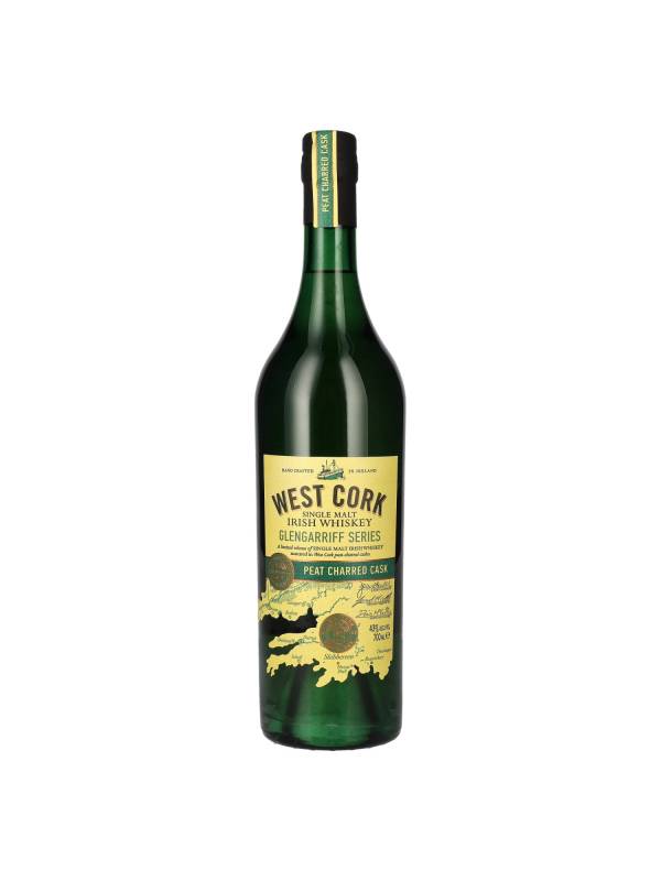 West Cork PEAT CHARRED CASK Glengarriff Series Single Malt Irish Whiskey 43% Vol. 0,7l 2605