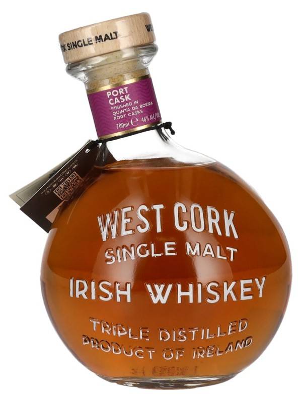 West Cork MARITIME PORT CASK FINISHED Single Malt Irish Whiskey 46% Vol. 0,7l 2608