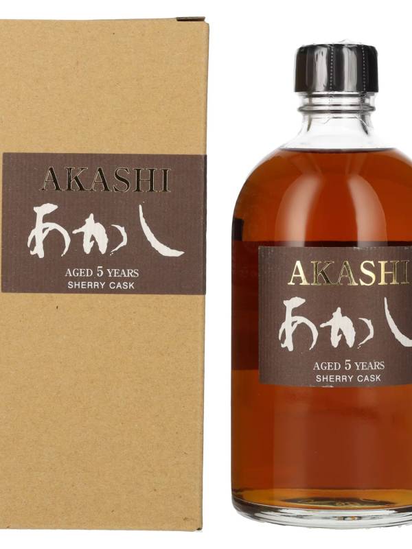 White Oak AKASHI 5 YO Single Malt Whisky SHERRY CASK 50% Vol. 0,5l u poklon kutiji 2409