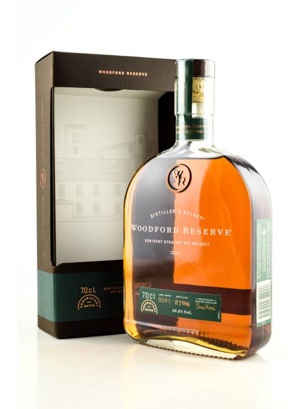 Woodford Reserve RYE DISTILLER'S SELECT Kentucky Straight Whiskey 45,2% Vol. 0,7l u poklon kutiji 1350