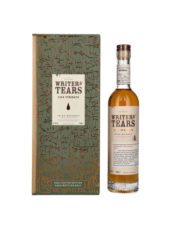 Writer's Tears CASK STRENGTH Vintage Release 2022 Irish Whiskey 54,6% Vol. 0,7l u poklon kutiji 2656