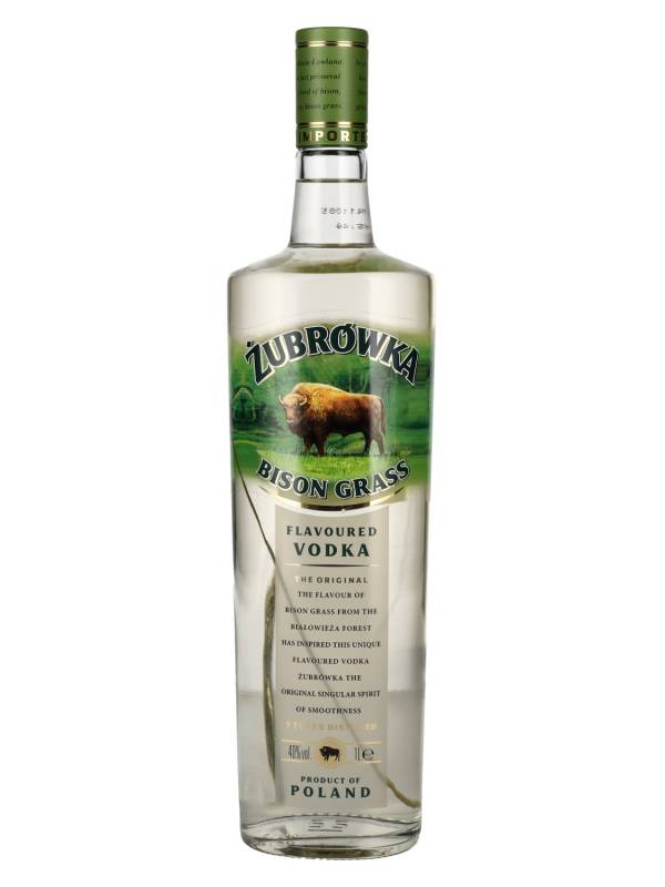 Zubrowka BISON GRASS Flavoured Vodka 40% Vol. 1l 1912