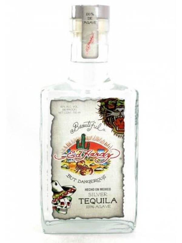 Ed Hardy Tequila Silver 100% Agave 40% Vol. 0,75 l 372