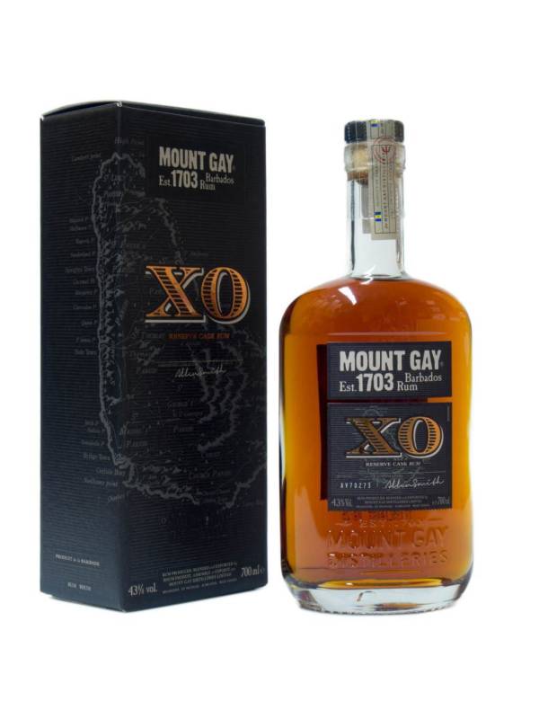 Mount Gay 1703 XO Triple Cask Blend  43% Vol. 0,7 l u poklon kutiji 792