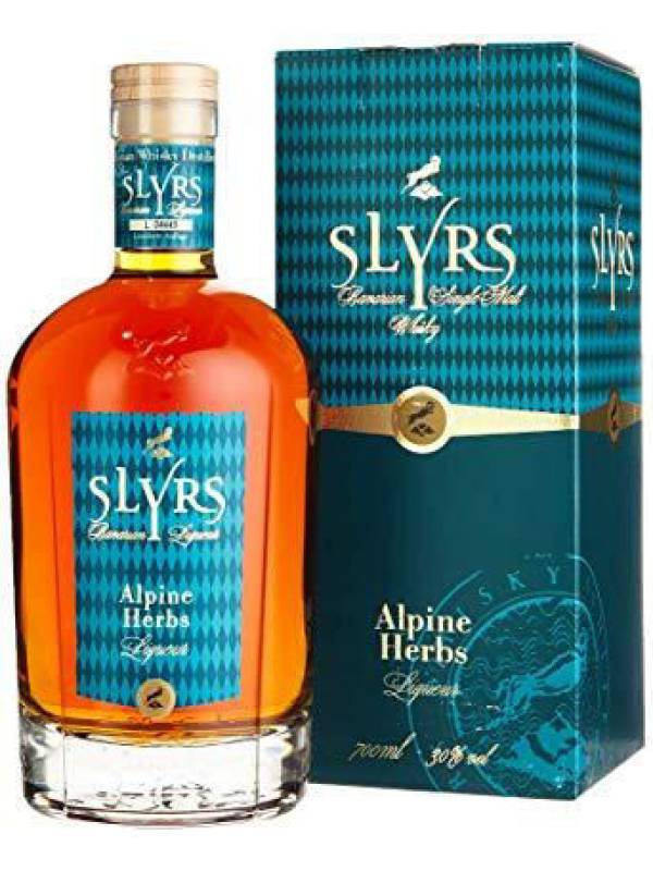 Slyrs Alpine Herbs Liqueur 30% 0,7 l + GB 938