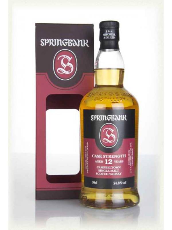 Springbank 12 YO CASK STRENGTH Single Malt Scotch Whisky 56,3% Vol. 0,7 u poklon kutiji 946