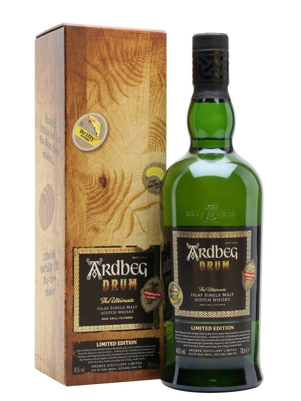 Ardbeg DRUM Islay Single Malt Scotch Whisky Limited Edition 46% Vol. 0,7l u poklon kutiji 75