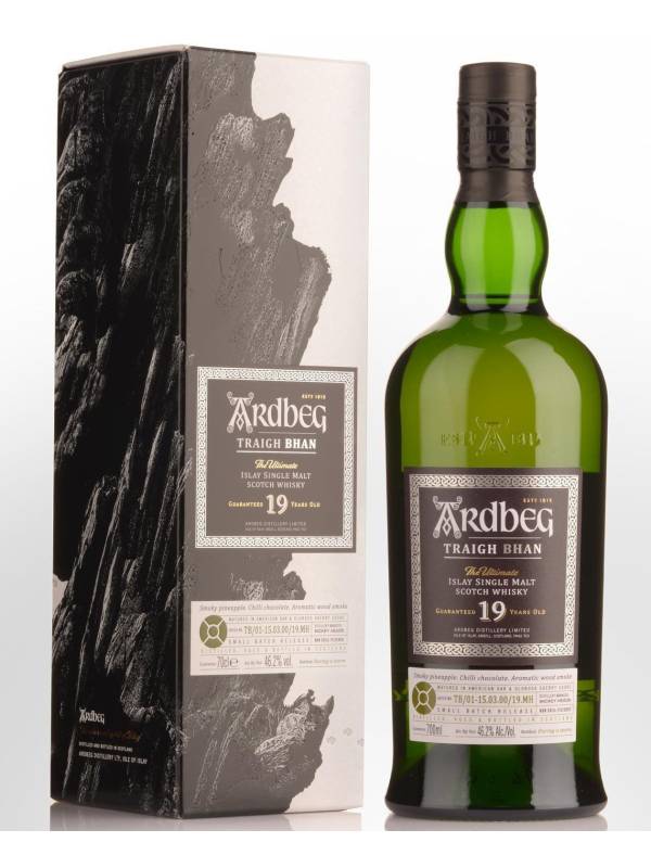 Ardbeg TRAIGH BHAN 19 YO Islay Single Malt Scotch Whisky Batch No. 4 46,2% Vol. 0,7l u poklon kutiji 83