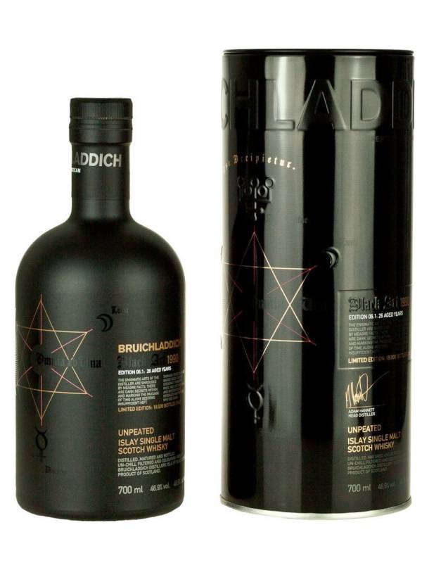 Bruichladdich BLACK ART 24 YO Unpeated Edition 05.1 1992 48,4% Vol. 0,7l in Tinbox 195