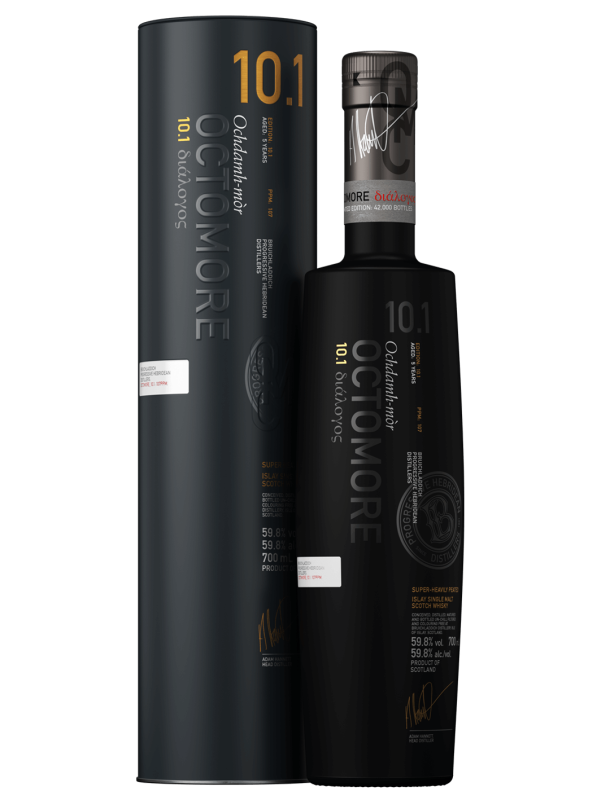 Bruichladdich Octomore EDITION: 10.1 Super Heavily Peated 2013 59,8% Vol. 0,7l u poklon kutiji 201