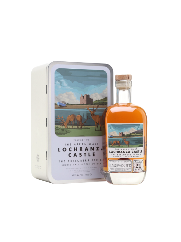 Arran Malt LOCHRANZA CASTLE 21 YO The Explorers Series Volume Two 47,2% Vol. 0,7l in Tinbox 1020