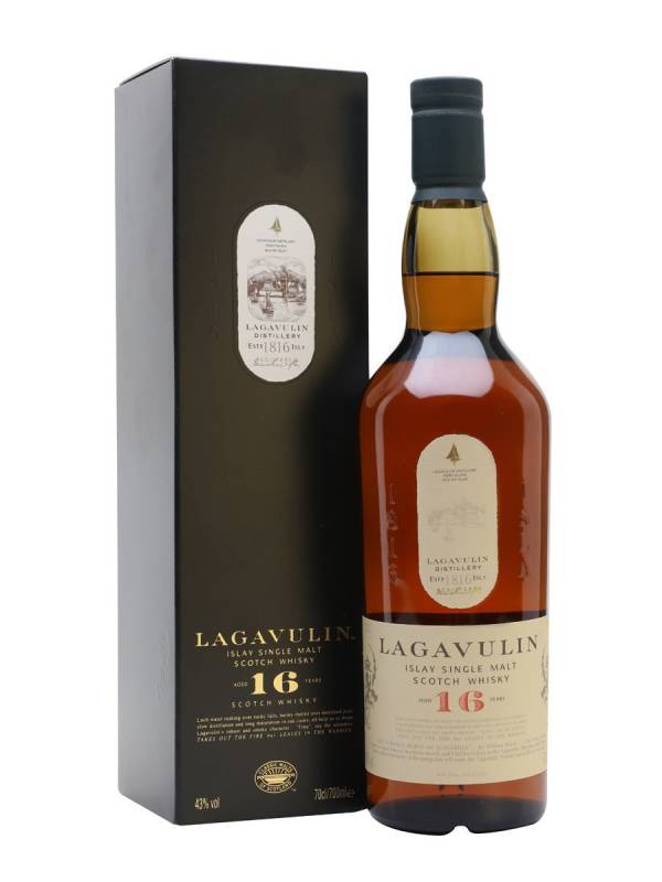 Lagavulin 16 YO Single Malt Whisky 43% Vol. 0,7l u poklon kutiji 689