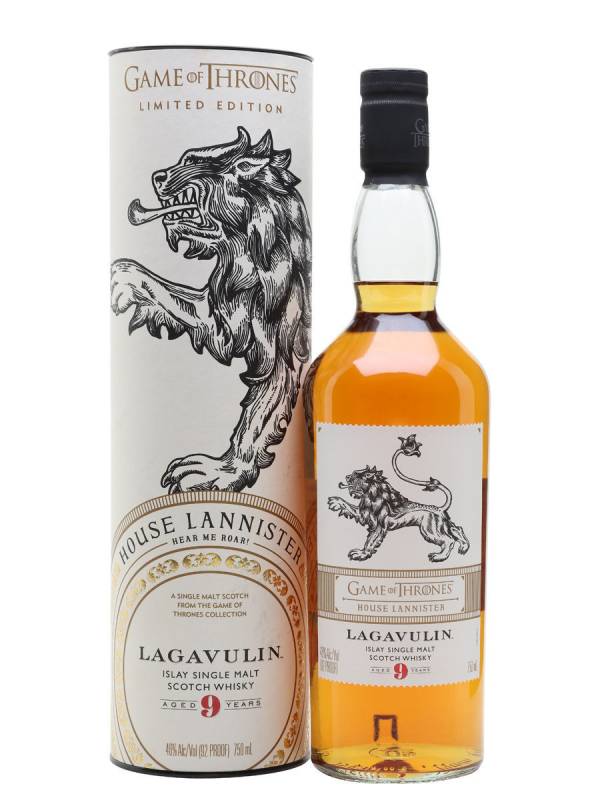 Lagavulin 9 YO GAME OF THRONES House Lannister 46% 0,7 l + GB 691