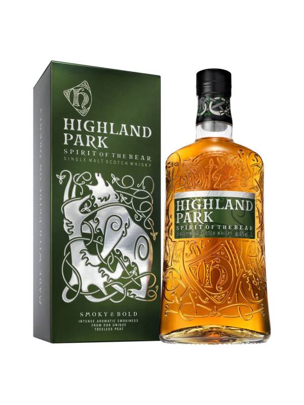 Highland Park SPIRIT OF THE BEAR Single Malt Scotch Whisky 40% Vol. 1l u poklon kutiji 555