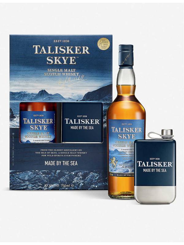 Talisker 10 Years Old Single Malt Whisky 45,8% Vol. 0,7l u poklon kutiji s pljoskicom 968