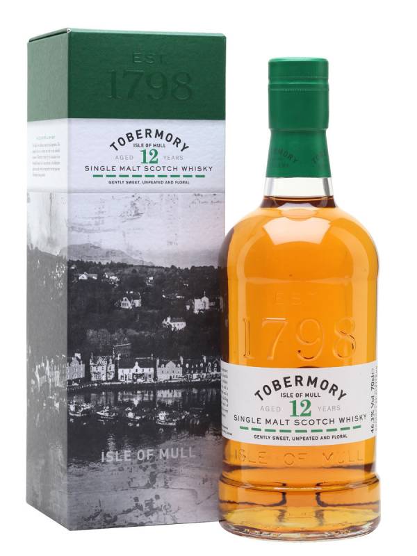 Tobermory 12 YO Single Malt Scotch Whisky 46,3% Vol. 0,7l u poklon kutiji 1181