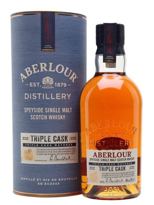 Aberlour TRIPLE CASK Highland Single Malt Scotch Whisky 40% Vol. 0,7l in Giftbox 53